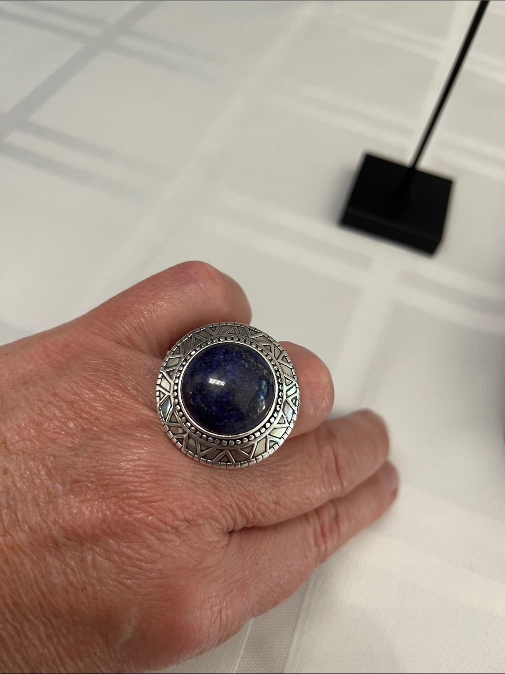 Silpada Sterling, Silver And Lapis Ring
